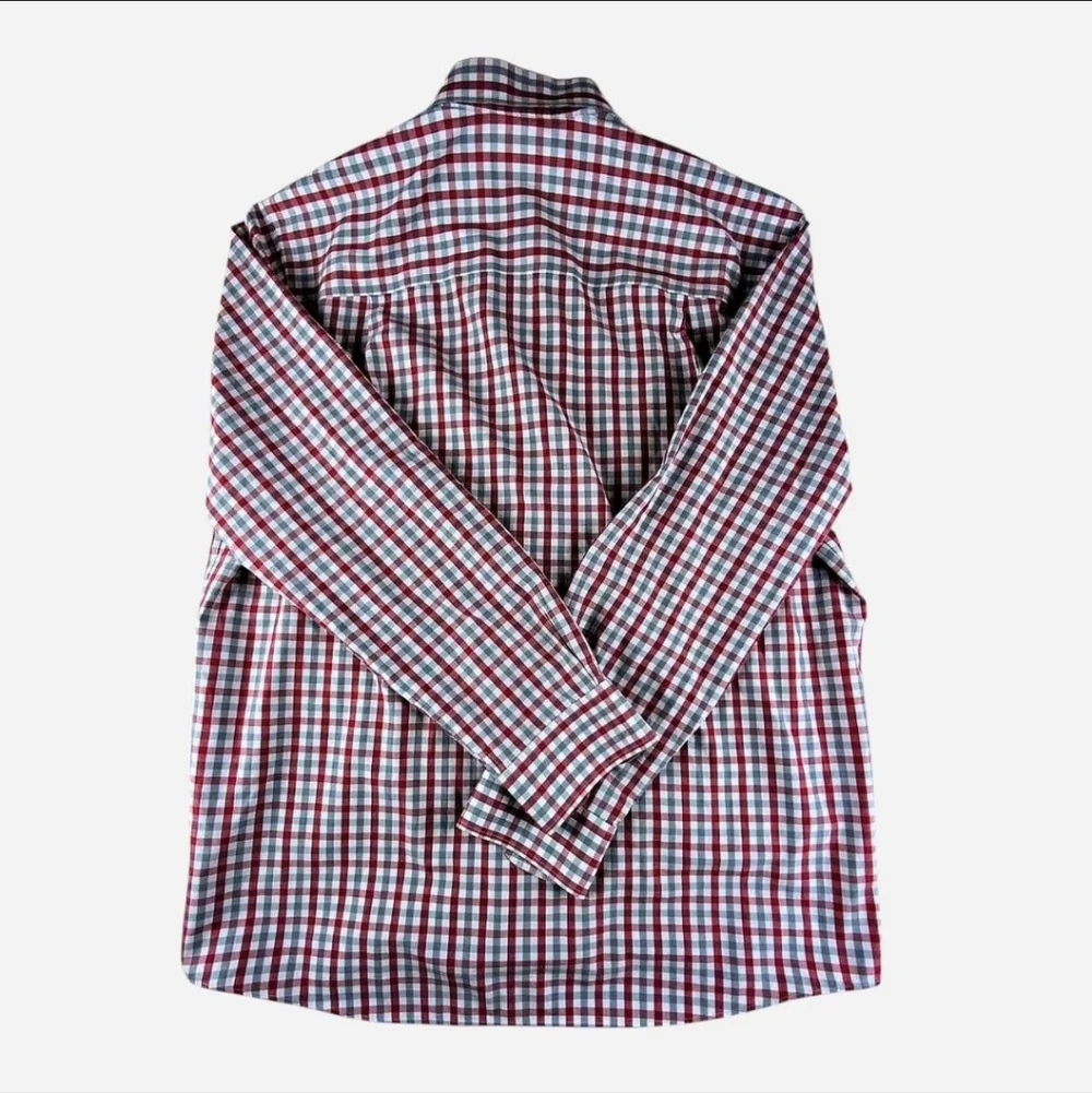 Cutter and Buck Iowa State University Plaid Button Down Long Sleeve Shirt Size M - Picture 4 of 8